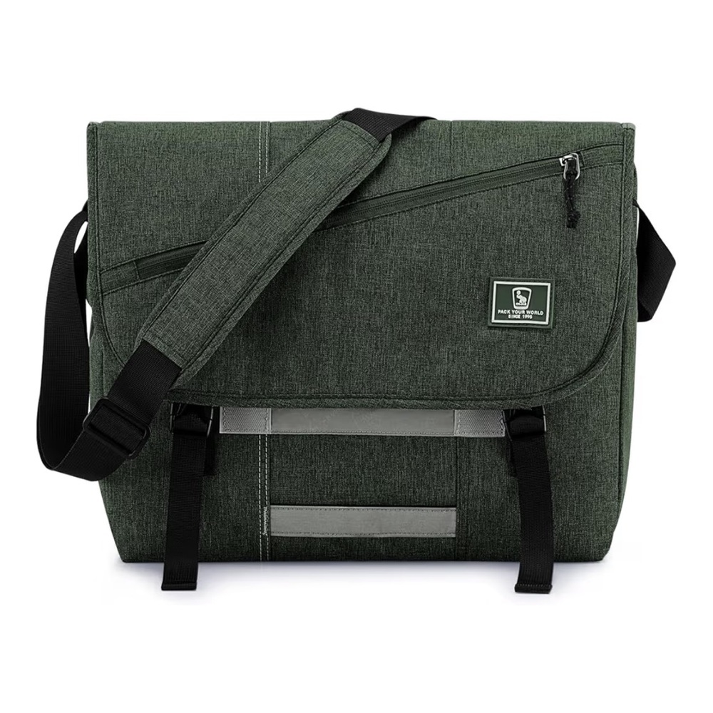 Oiwas Pack Your World Messenger bag Waterproof Green for Men or Women